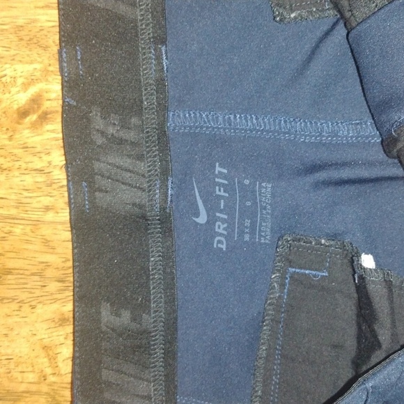 Nike Dri Fit Dress Athletic Navy Blue Pants 36x32 - Picture 4 of 6